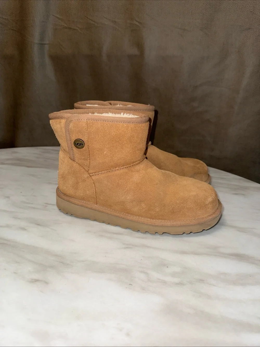 UGG khaki nubuck Jona boots size 4